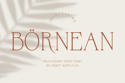 Bornean – Elegant Serif