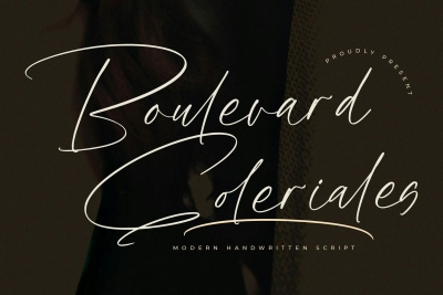 Boulevard Goleriales Modern Handwritten Font