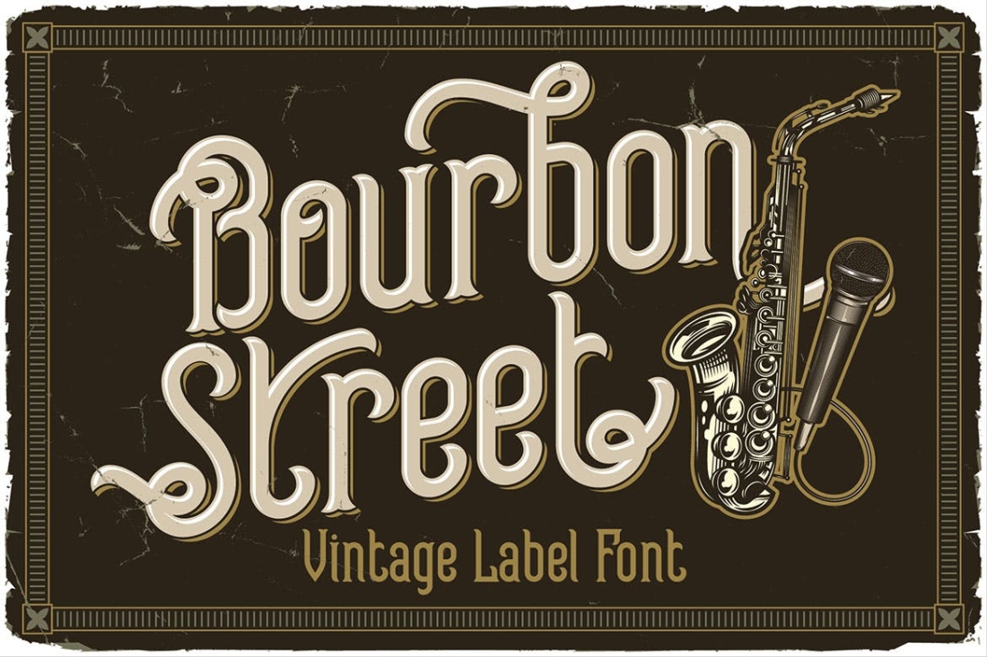 Bourbon Street Display Font