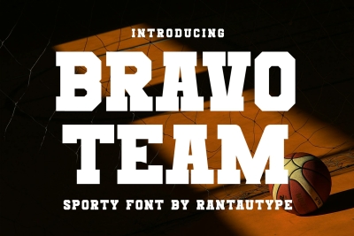 BravoTeam Sporty Font