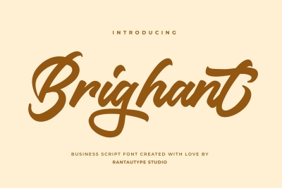 Brighant Business Script Font