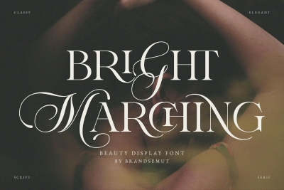 Bright Marching - Beauty Display Font