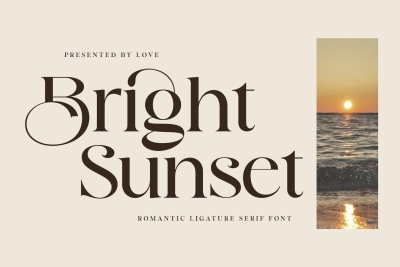 Bright Sunset Modern Business Font