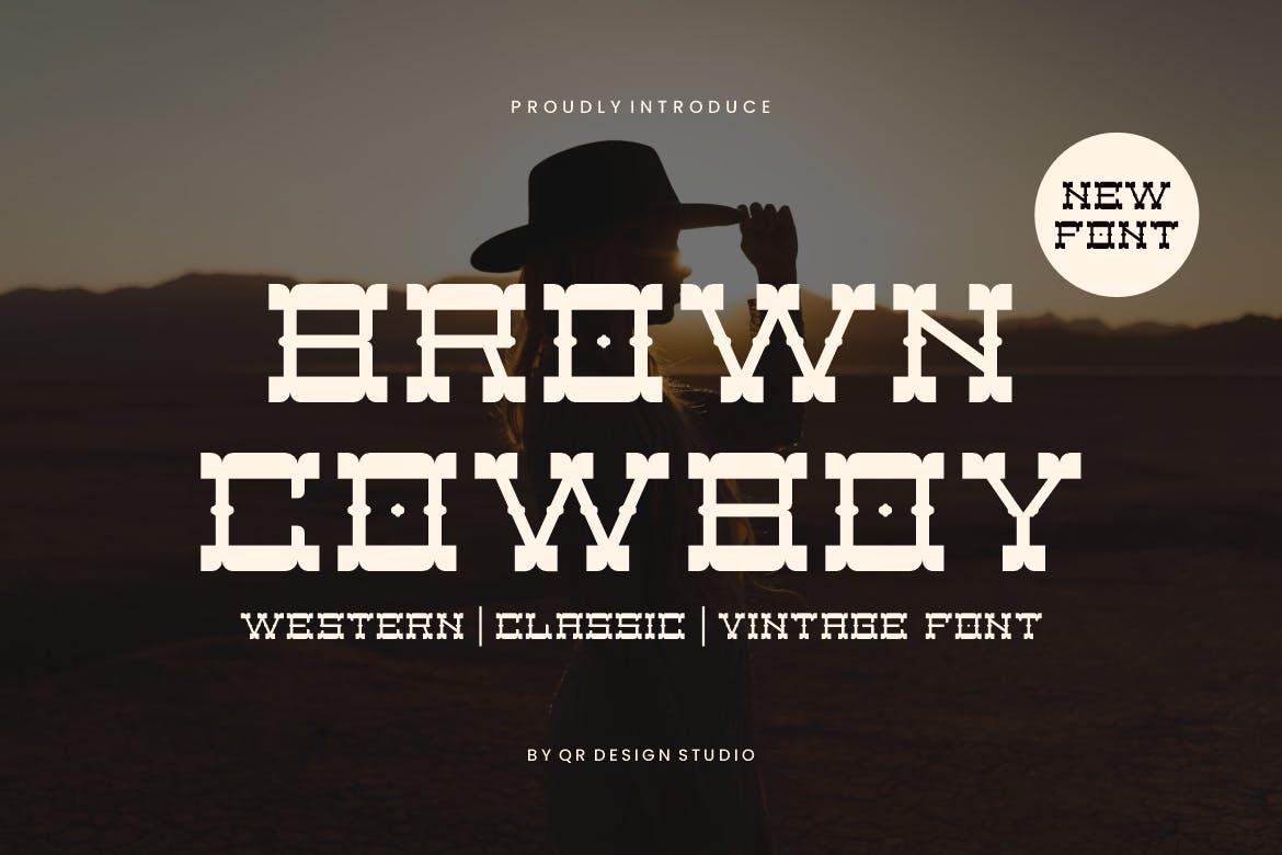Brown Cowboy – Artdeco & Western Font