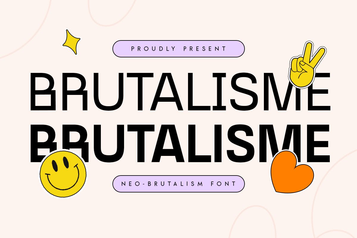 Brutalisme – Neo-Brutalism Font