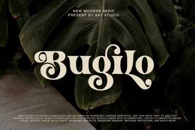 Bugilo -  Retro Serif Modern
