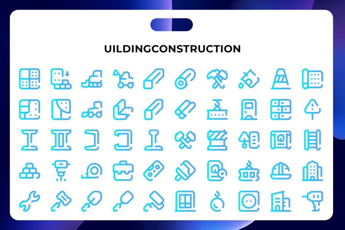 Building Construction Icons
