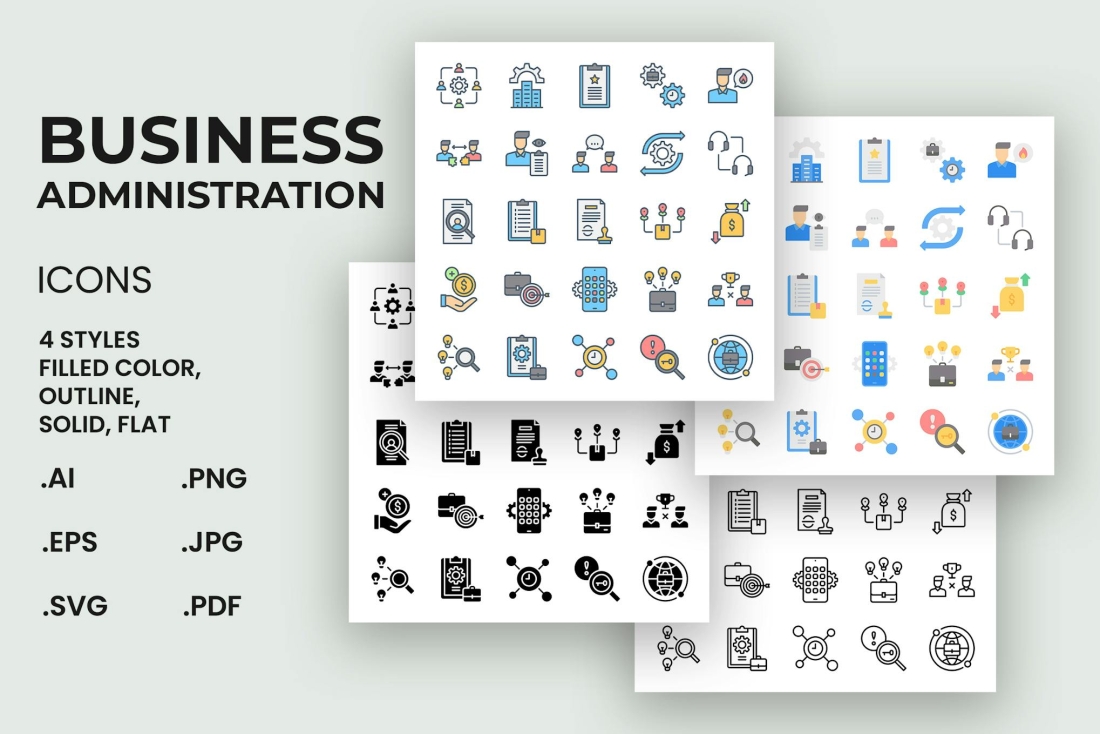 Business Administration Icons