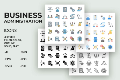 Business Administration Icons