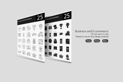 Business and E commerce icon