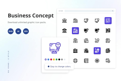 Business Concept Icons