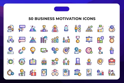 Business Motivation Icons