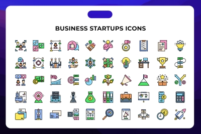 Business Startups Icons