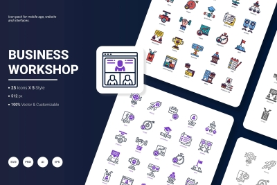 Business Workshop Icon Pack
