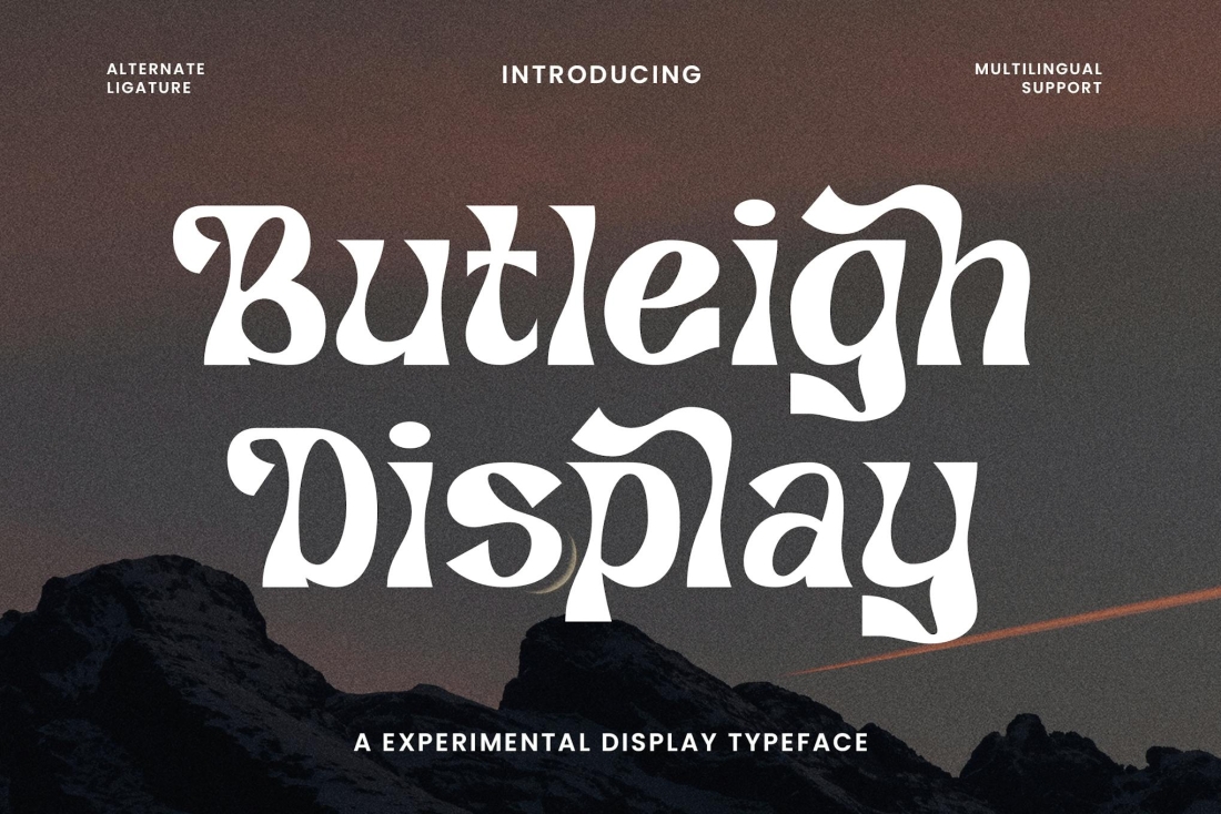 Butleigh - Experimental Font