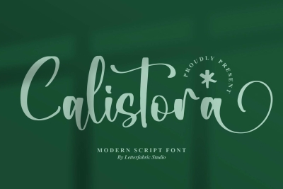 Calistora Modern Script Font