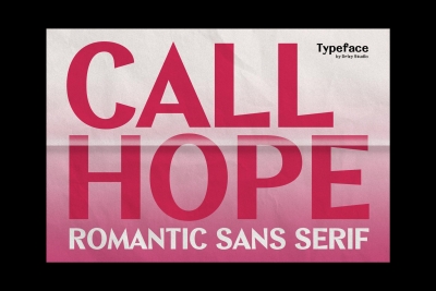 Callhope - Romantic Sans Serif Font
