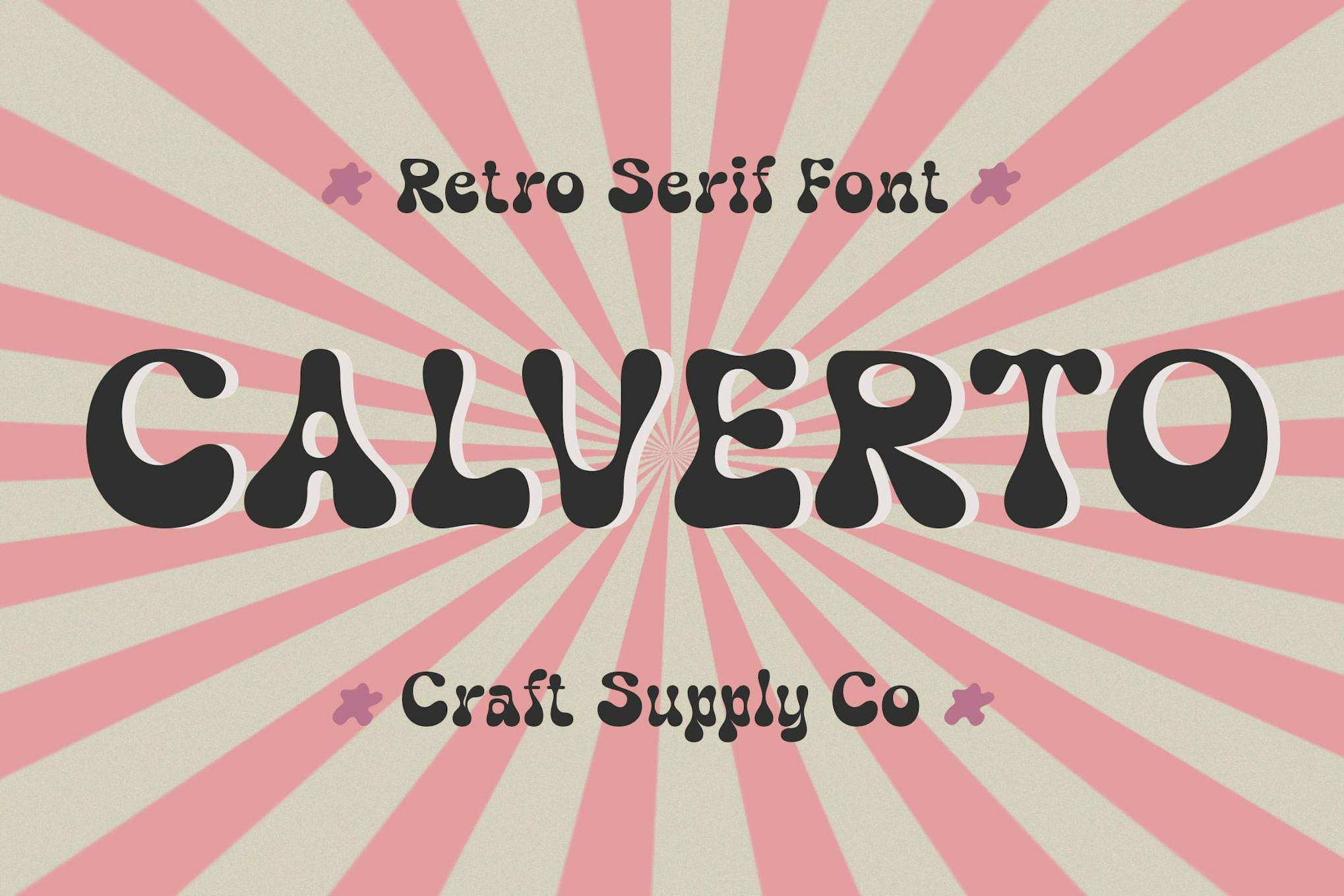 Calverto – Retro Font