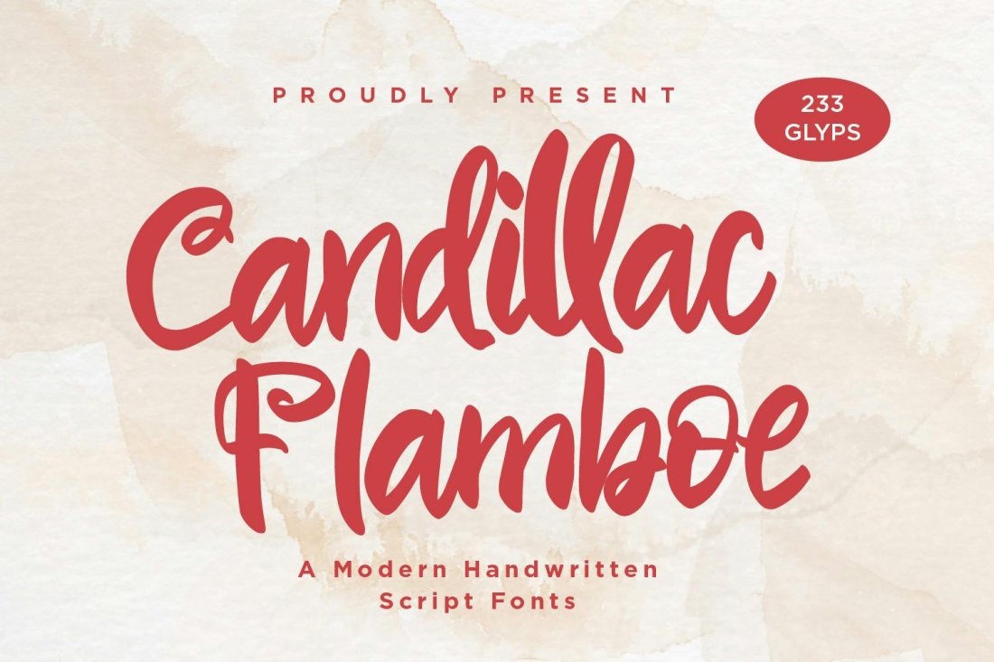 Candillac Flamboe - Handwritten Script fonts