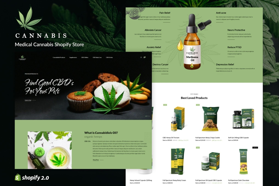 Cannbiz - Medical Cannabis Shopify Store