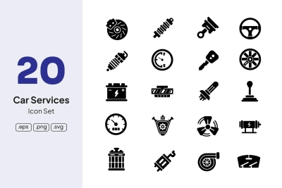 Car Service Icons