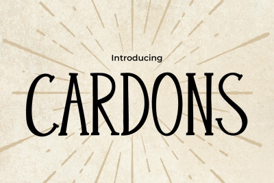 Cardons - A Vintage Handwriting Font