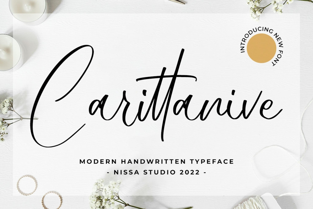 Carittanive - Signature Font