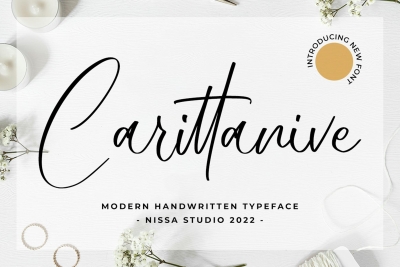 Carittanive - Signature Font