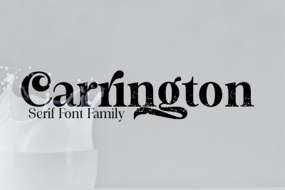 Carrington serif family font