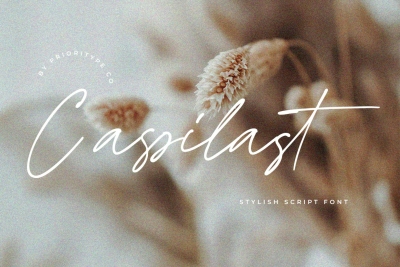 Cassilast - Stylish Script Font