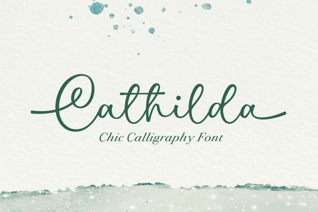Cathilda - Cute Calligraphy Font