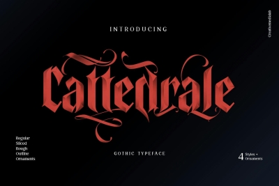 Cattedrale - Gothic Blackletter