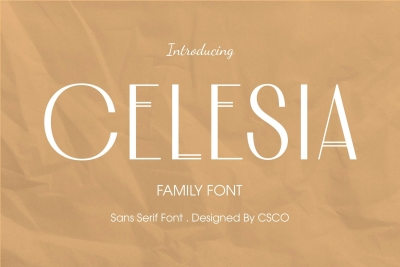 Celesia – Modern Sans Serif
