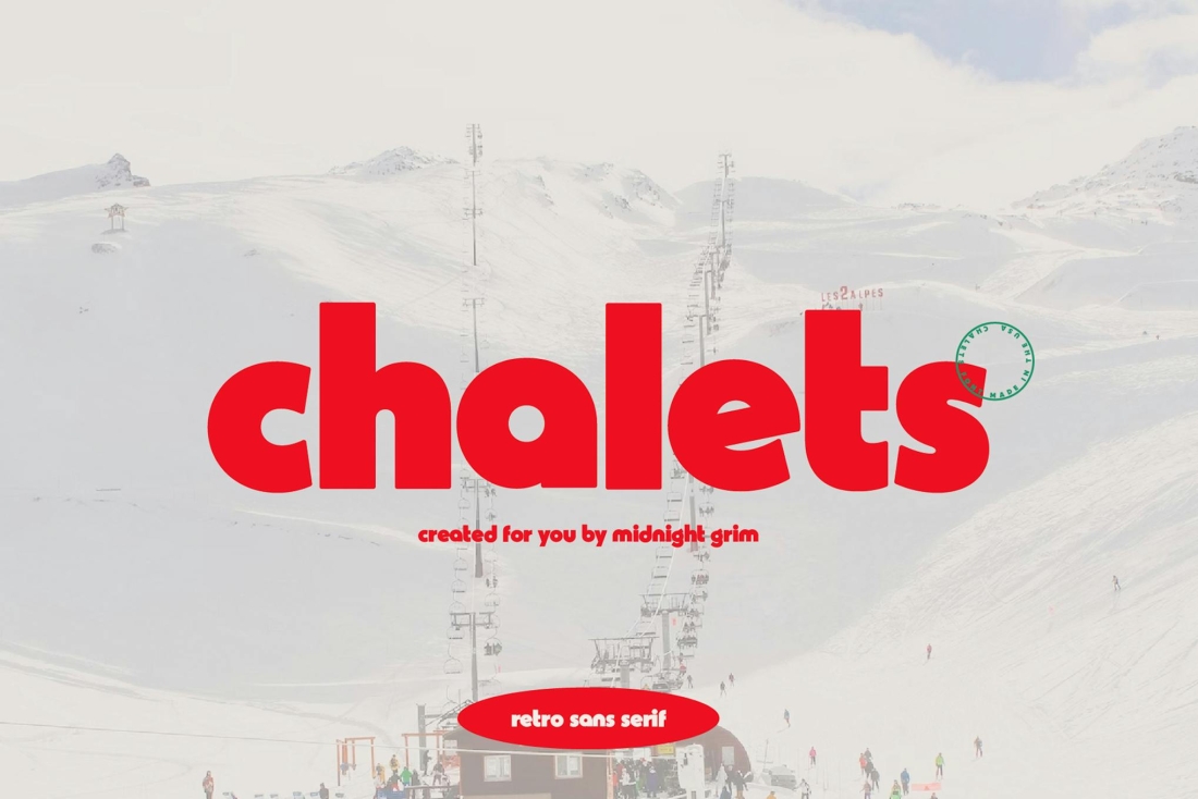 Chalets - Vintage Typeface
