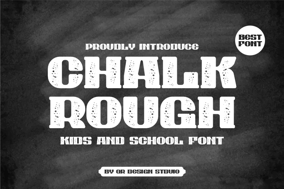 Chalk Rough - Kids & School Font