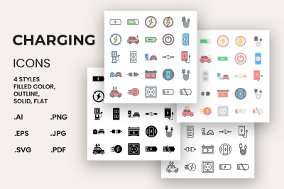 Charging Icons