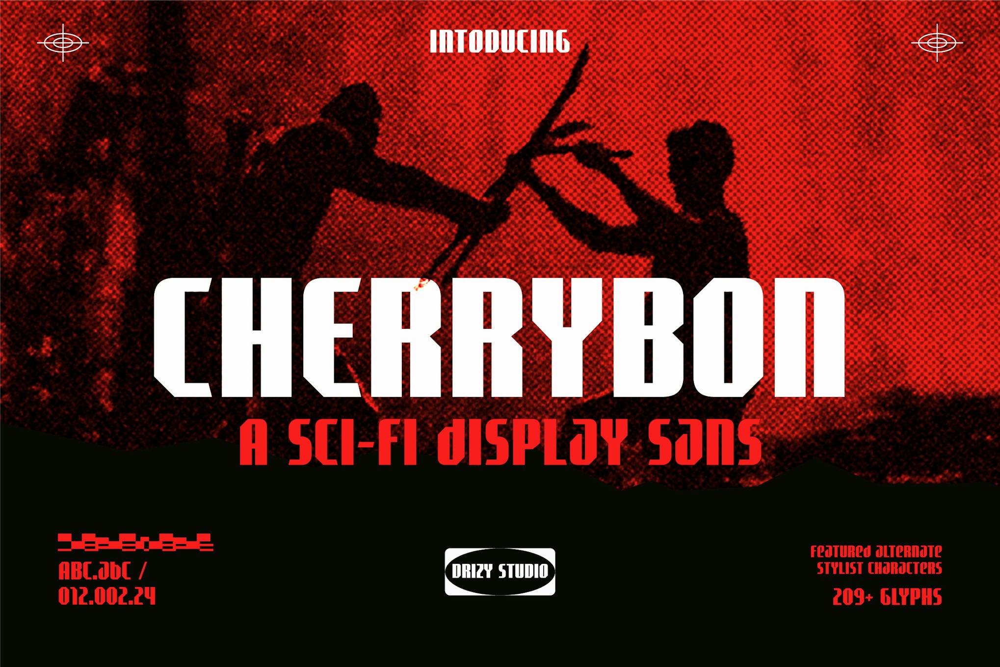 Cherrybon – Sci-fi Display Font