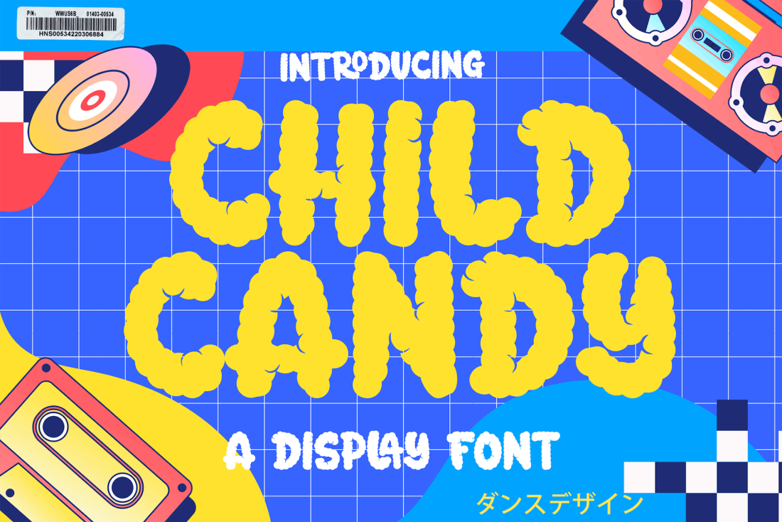 Child Candy Citypop Display Font