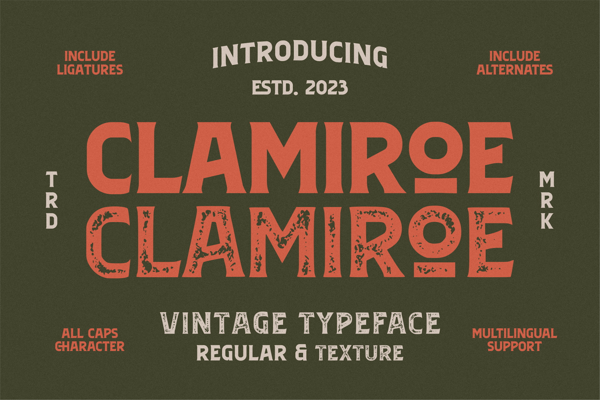 Clamiroe Typeface
