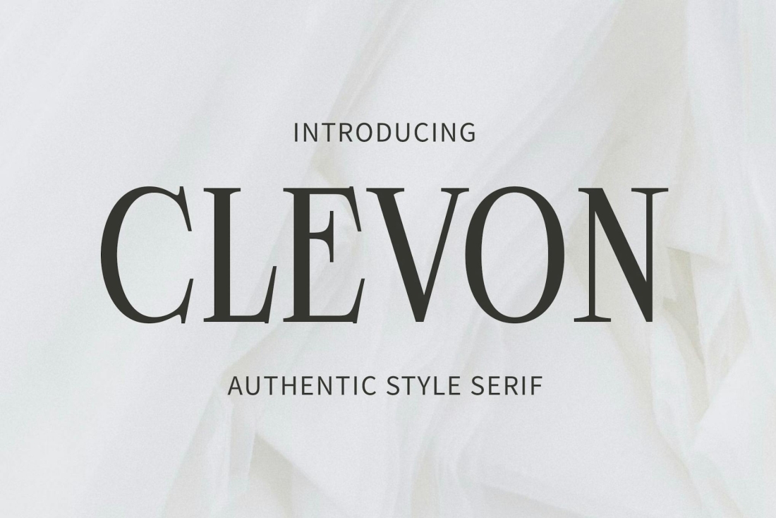 Clevon – Authentic Serif