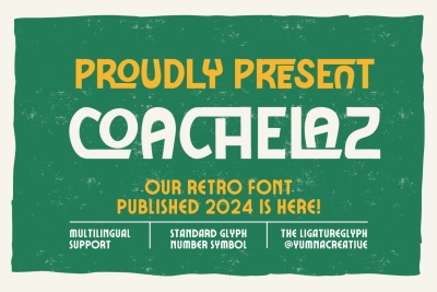 Coachelaz - Retro Font