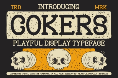 Cokers - Playful Display Typeface