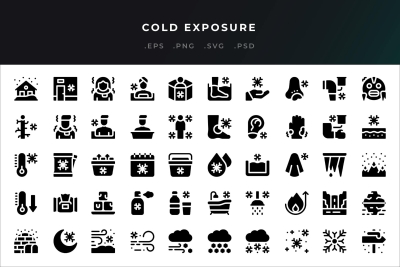 Cold Exposure Icons