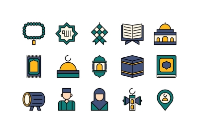 Colored Mosem Icon Colletion