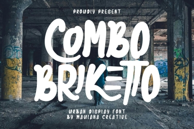 Combo Briketto Urban Display Font