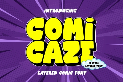 Comicaze - Layered Comic Font