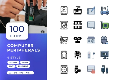 Computer Peripherals Icons