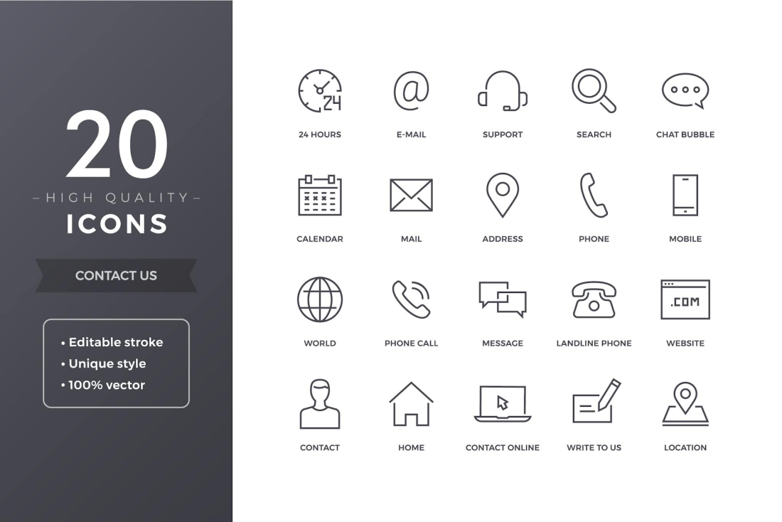 Contact Icons