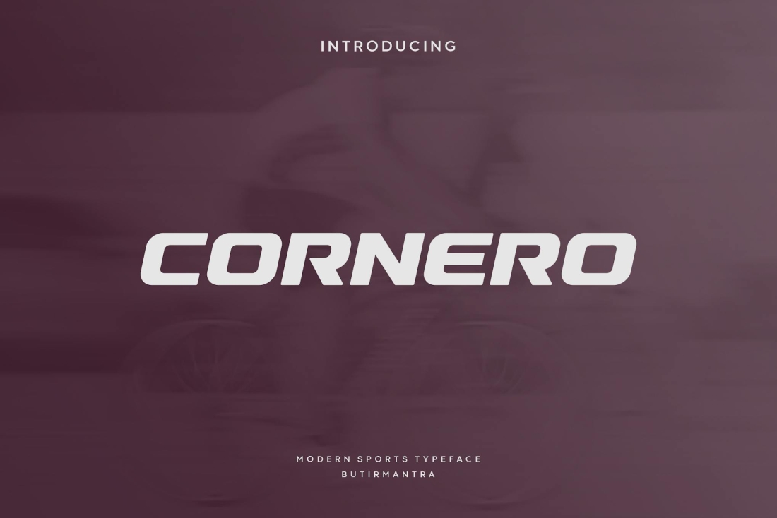 Cornero - Modern Sport Font