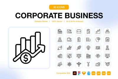Corporate Business Icons